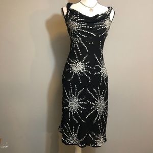 The Limited Silk Black and White Dress Size 4